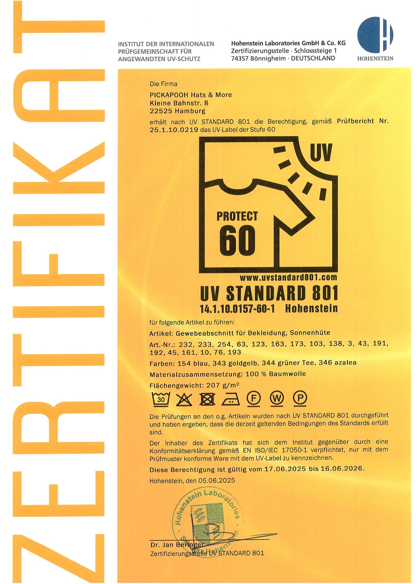 Zertifikat 2
